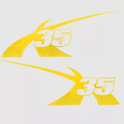 $265.61 • Buy MasterCraft Boat Decal 7501466 | 2011 X- 35 Designator Set Of 2 Yellow
