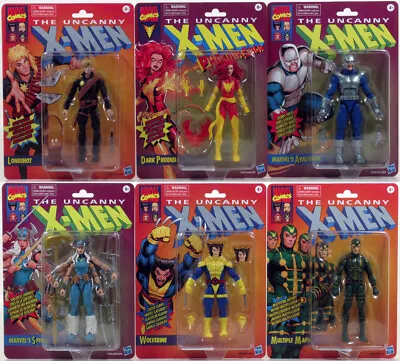 Marvel Legends The Uncanny X-Men Retro Figure Phoenix Spiral Longshot + CHOOSE! • $16.99
