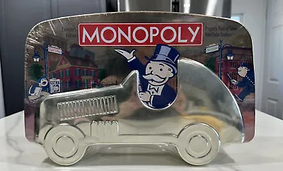 Monopoly 2001 Collectors Edition Embossed Metal Car Tin BRAND NEW FACTORY SEALED • $45.99