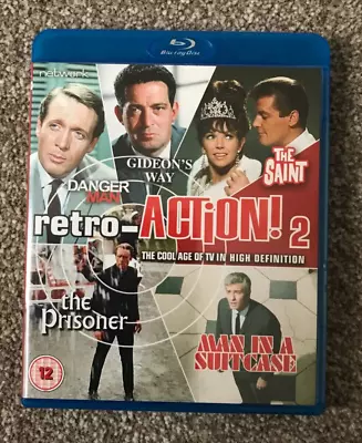 Retro Action 2 (Blu-ray) – Network Saint Prisoner Gideon’s Way Danger Man • £30