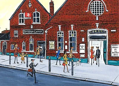 £10 • Buy A4 Print Streatham Common Station Called ..Stop The Train 