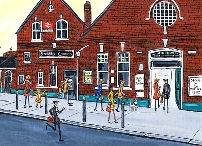 £10 • Buy A4 Print Streatham Common Station Called ..Stop The Train 