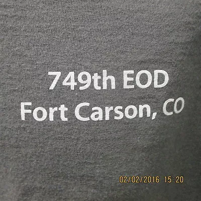 749th EOD T-Shirt Ft. Carson CO Dark Gray  Keep Calm & Love An EOD Tech  • $25