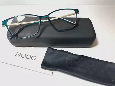 NEW AUTHENTIC MODO LADIES EYEGLASSES FRAME 7001 AQUA TITANIUM W/ CASE • $74.95