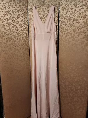 J. Crew NWT Blush Pink Sleeveless Bridesmaid Wedding Maxi Dress Size 12 Tall 12T • $79.99