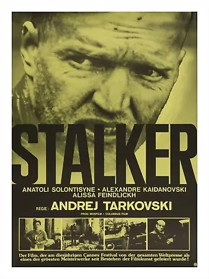 Movie Poster Print STALKER Andrei Tarkovsky Soviet Film Swiss Edition 18x24  • $14.99