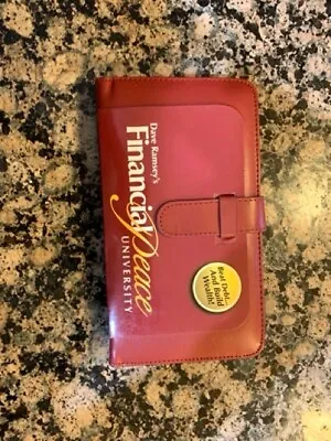 Dave Ramsey Financial Peace University Envelope System Wallet Red A37 • $17