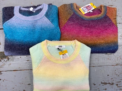 $14.99 • Buy BB Dakota By Steve Madden Ombre Sweater 3 Colors Assorted Sizes NEW With Tags