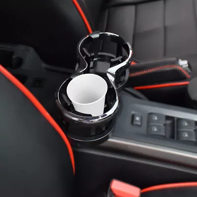 Universal Car Drink Cup Holder Mount For Water Coffee Bottle Double Hole Fashion • $14.99