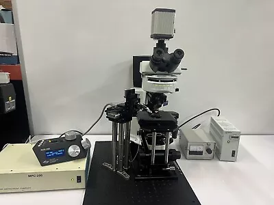 Olympus Microscope BX51 WI Sutter MT-500  X-Y Translator Micromanipulator Setup • $11500