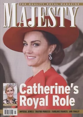 Majesty Magazine January 2024 Princess Kate • $15.99