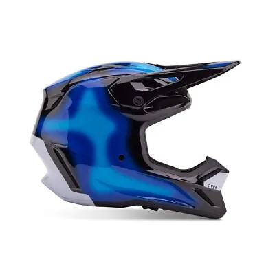 Fox Racing V3 Volatile Helmet (Black/Blue) 32009-013 • $399.95