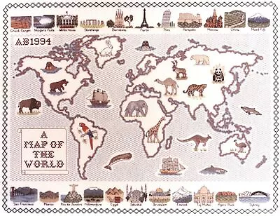 Map Cross Stitch Kits - Recreate Maps Of YOUR Favourite Locations - Wide Range • £27.99