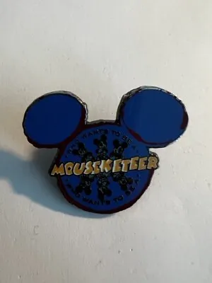DCL Cruise Line Who Wants To Be A Mouseketeer Mickey Icon Blue Disney Pin (A5) • $10.95