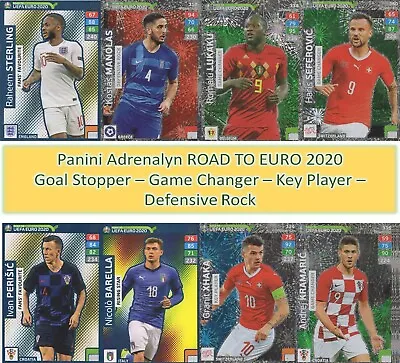 Panini Adrenalyn XL Road UEFA Euro 2020 POWER UP GOAL STOPPER KEY PLAYER Cards • £0.99