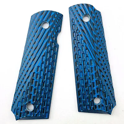 2pcs G10 Knife Handles Patch Textured Material DIY Scales Blanks For 1911 Grips • $12.80