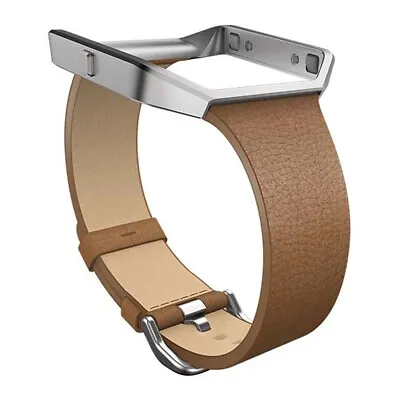 $25.70 • Buy Fitbit Blaze Band Leather Large FB159LBCML - Camel