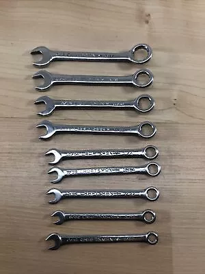 Vintage Craftsman SAE Mini Small Combination Wrenches -V- Series Lot 9pc's • $14