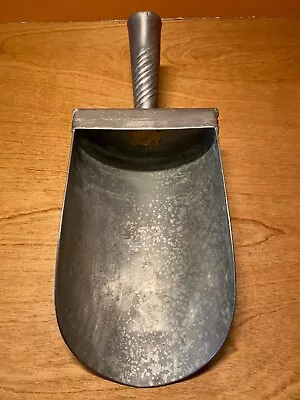 Vintage Galvanized Metal Grain/Flour/Feed Scoop 15  X 5-1/2   Farm Primitive • $16