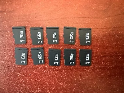 2GB Micro SD Memory Card Black - Lot Of 10 Cards • $12.95