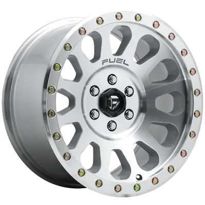 18 Inch Silver Wheels Rims Fuel Vector 18x9   FOR Jeep Wrangler JK JL Set  4 • $1572