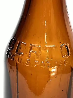 Nice Vintage Colored Bottle Embossed Certo For 1/2 Bottle Pour To Here • $6.95