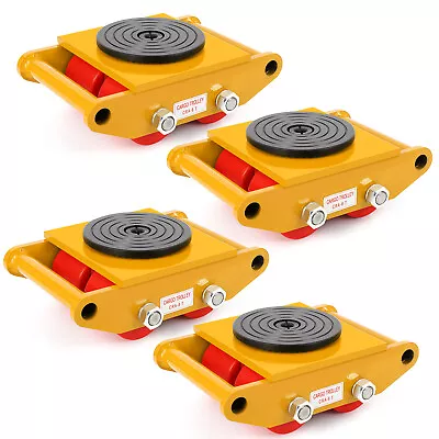 4PCS Machinery Mover 6T 13200lb Heavy Duty Machine Dolly Equipment Roller Skates • $129.99