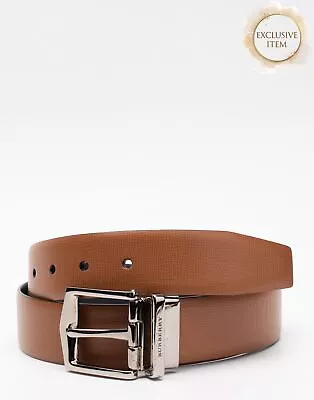 RRP €370 BURBERRY Leather Belt Size 95/38 Double Side Buckle Made In Italy • $70.87