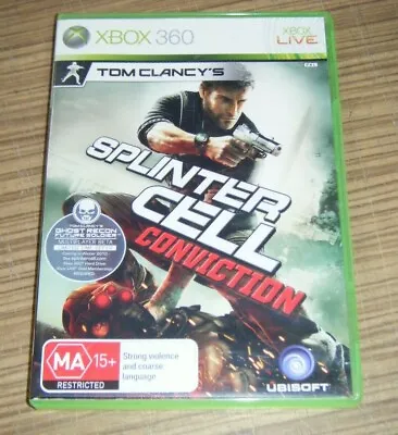 Xbox 360 Game - Tom Clancy's Splinter Cell: Conviction • $11.99