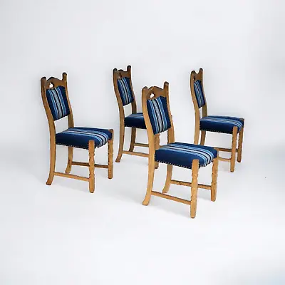 1960s Set Of 4 Pcs Danish Dinning Chairs Original Very Good Condition. • £715.12