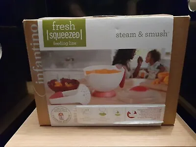 Infantino Fresh Squeezed Feeding Line Steam & Smush BNIB • £24.99