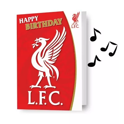 Birthday Card Liverpool Football Club Musical Sound Singing Birthday Card • £4.69