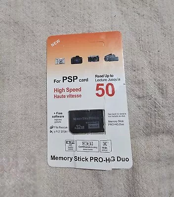 High-Speed Memory Stick Card Pro-HG Duo 32GB For PSP Card • $16.99