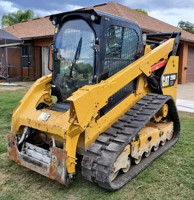 2019 Cat 299D2 XHP 40gpm 110 HP A/C Heat Track Skid Steer Loader Forestry Door • $59999.99