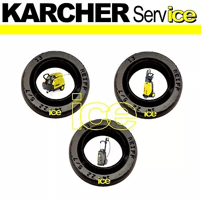 £24.99 • Buy GENUINE KARCHER PUMP PISTON OIL SEALS GROOVED RING HDS 551 558 601c HD 650 6/12