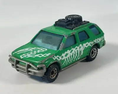 1994 Vintage Matchbox Brontosaurus Green Isuzu Rodeo Diecast Car • $2.99