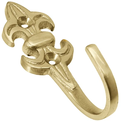 £12.59 • Buy CURTAIN TIE BACKS X10 Fleur De Lys French Flower Lis Wall Hook Drape Holdbacks
