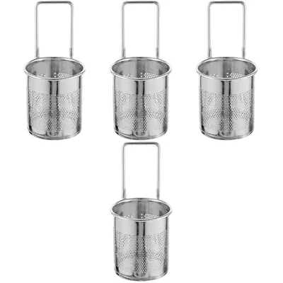 £22.84 • Buy 4x Filtering Ladle Pasta Basket Stainless Steel Mesh Food Strainer