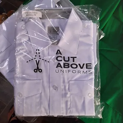 A Cut Above Men's Superior Tapered Pilot Shirt - Sz 15.5 Short Sleeve • £23