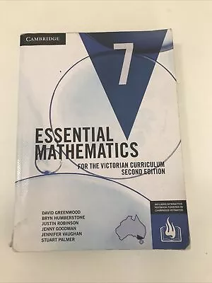 Cambridge Essential Mathematics Year 7 Victorian Curriculum 2nd Edition Textbook • $48