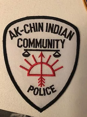 Arizona  Police -   Ak-Chin Indian  Police   AZ  Police Patch • $1.25