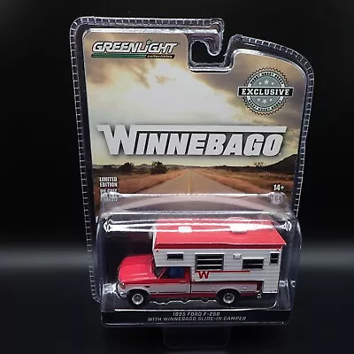 2024 Greenlight 1995 Ford F-250 With Winnebago Slide In Camper Hobby Exclusive • $11.99