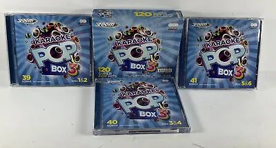 ZOOM KARAOKE - Karaoke Pop Box 3 - 120 Songs CD (N/A) Audio Quality Guaranteed • £13.99