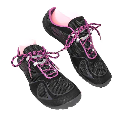 Merrell Pace Glove 2 Trail Running Shoe J48092 Black & Magenta Women's Sz 9.5 • $22