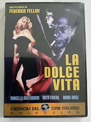 LA DOLCE VITA - DVD Mexican Edition En Italiano SUBTITULOS EN ESPANOL DE FELLINI • $14.99