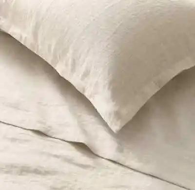 King Lounge Pillow Sham Italian Washed Linen NEW Restoration Hardware 30 W X 42  • $89
