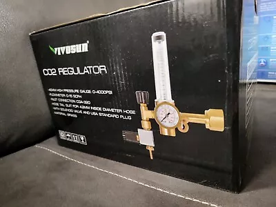 VIVOSUN Hydroponics CO2 Regulator Emitter System W/ Solenoid Valve Flowmeter • $60