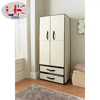Canvas Wardrobes Multipurpose Storage Units Small/Large/Wide • £35.99
