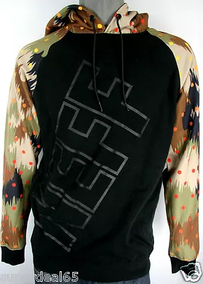 Neff Corpo Hoodie Hooded Sweater Black With Dot Camo Neff Hoody Neff • $19.99