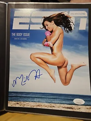 Miesha Tate Autographed Signed 8x10 Photo JSA COA UFC ESPN The Body Issue • $75